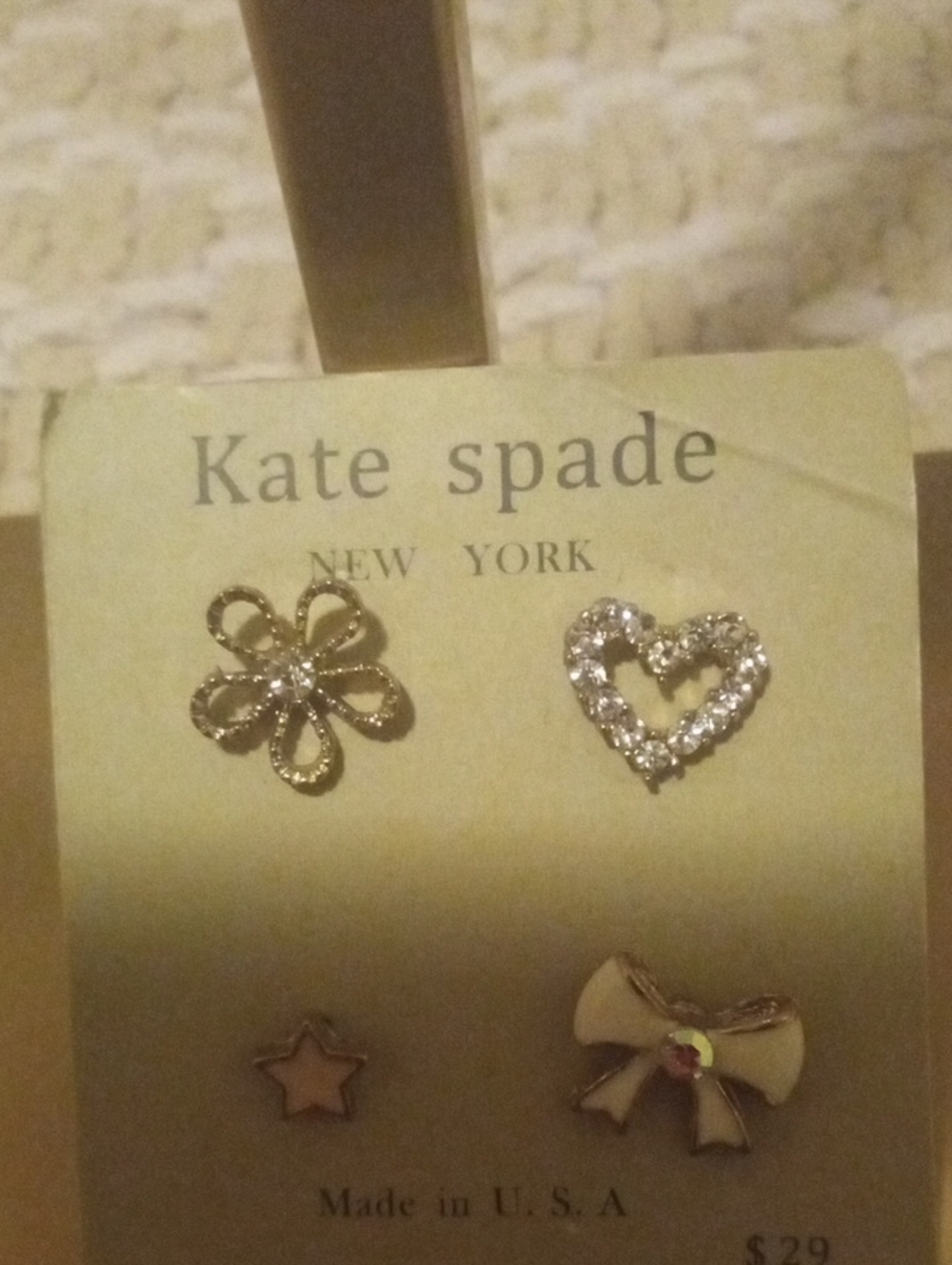 Kate Spade Vintage Earrings ♠️ 2 Sets - Picture 2 of 3